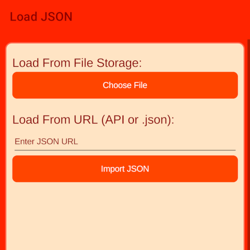 JSON Editor Screen Shot