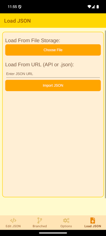 Load JSON View