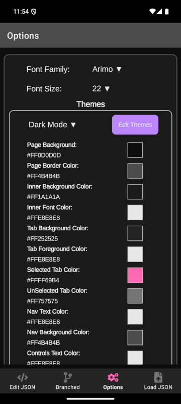 Options View